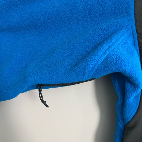 Men’s North Face Blue Gray Jacket Coat Size XL Mint Condition Fleece - Picture 7 of 8